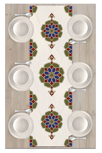 Bertille Home Ramadan Series 140x40 Cm Digital Printed Runner (Ramadan)