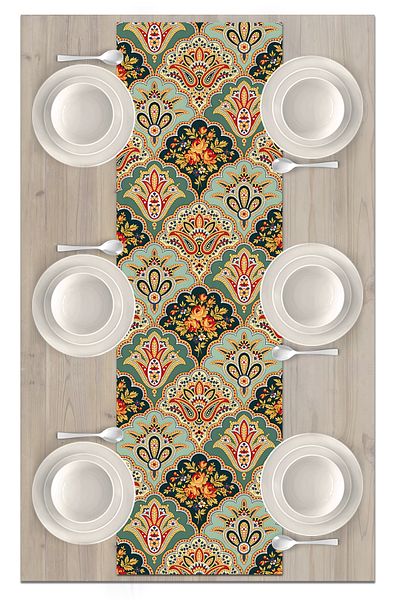 Bertille Home Ramadan Series 140x40 Cm Digital Printed Runner (Ramadan)