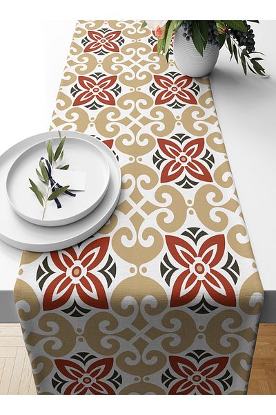 Bertille Home Ramadan Series 140x40 Cm Digital Printed Runner (Ramadan)