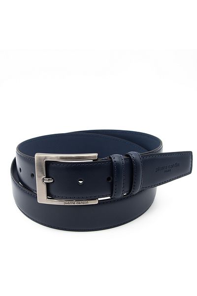 Pierre Cardin Navy Blue Leather Men's Belt Pc-2009Ls0
