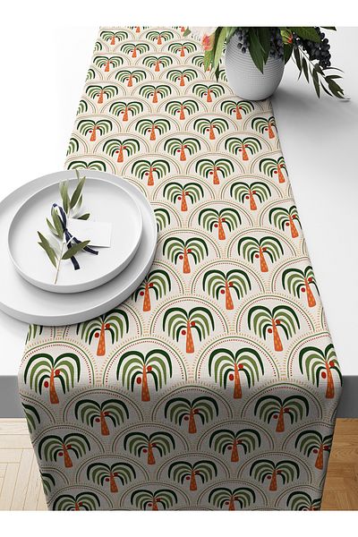 Bertille Home Ramadan Series 140x40 Cm Digital Printed Runner (Ramadan)