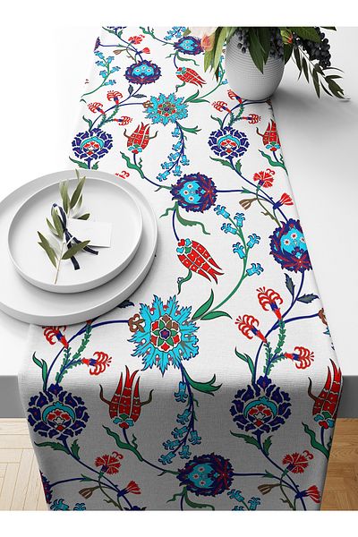 Bertille Home Seria Ramadan 140x40 cm Runner imprimat digital (din Rama)