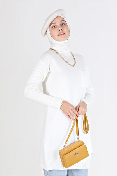 Alvina POCKET DETAIL SLIT TRICOT TUNIC 42058