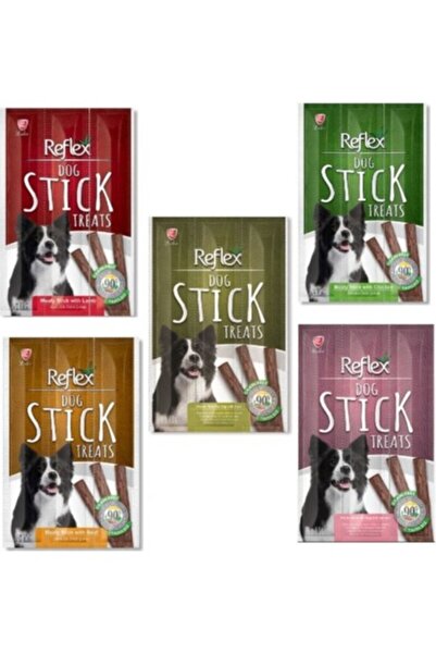 Reflex Dog Stick Mix Ödül Çubuklari 33 gr x 5'li Eco Paket