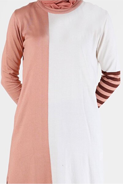 Alvina 3-COLOR TRICOT TUNIC WITH STRIP DETAIL 42106