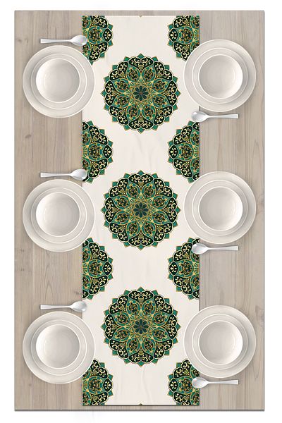 Bertille Home Ramadan Series 140x40 Cm Digital Printed Runner (Ramadan)
