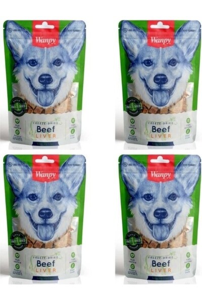 Wanpy Kurutulmuş %100 Dana Ciğeri 40 gr Köpek Ödül X 4 Adet