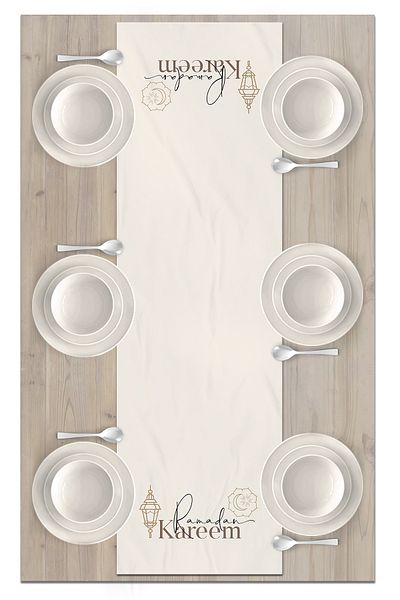Bertille Home Ramadan Series 140x40 Cm Digital Printed Runner (Ramadan)