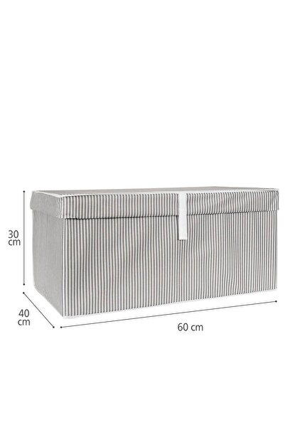 Smyak Kapaklı Kutu Hurç Mega Boy 60*40*30* GRİ 2 ADET