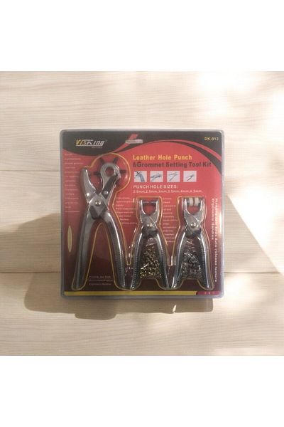 Yumuşakkeçe Vıskıng Dk-013 - Multi-Purpose Belt and Eyelet Piercing and Mounting Set