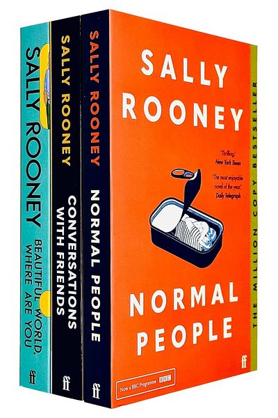 Faber Castell Sally Rooney 3-Book Set (Beautiful World Where Are You, Normal People, Conversations with Friends)