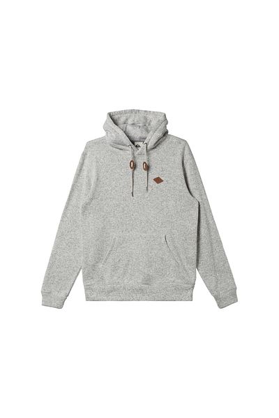 Quiksilver Ανδρικό φούτερ Keller Hood Ανδρικό φούτερ ανοιχτό γκρι Heather Eqyft04837