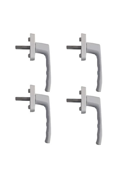 pimapen 4 Pieces-white Original® Window Handle with Brand Logo 153gram/pcs
