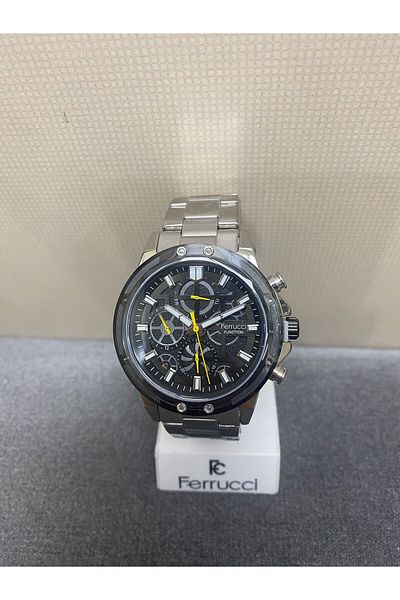 Ferrucci Ferrucci̇ Fcf 03352Fm.02 Steel Cord Men's Wristwatch