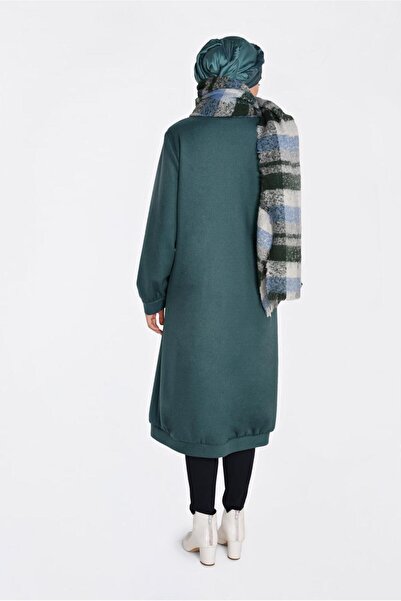 TRENDTESETTÜR Women's Green (ÇAĞLA) Pull Out Zippered Dress 4822