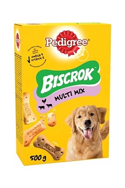 Pedigree Biscrok Multi Mix Köpek Ödül Bisküvisi 500gr