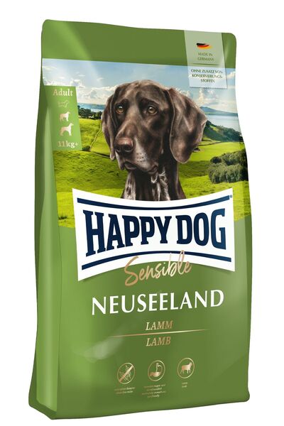 Happy Dog Neuseeland Kuzulu Hassas Köpek Maması 4 Kg