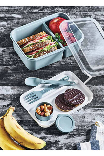 HOBBY LİFE Hobby Life Lunch Box Compartmented Sauce Bowl Nutrition Container 920 ml