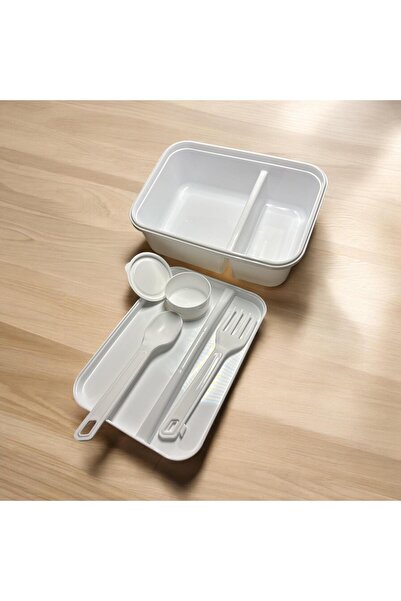 HOBBY LİFE Hobby Life Lunch Box Compartmented Sauce Bowl Nutrition Container 920 ml