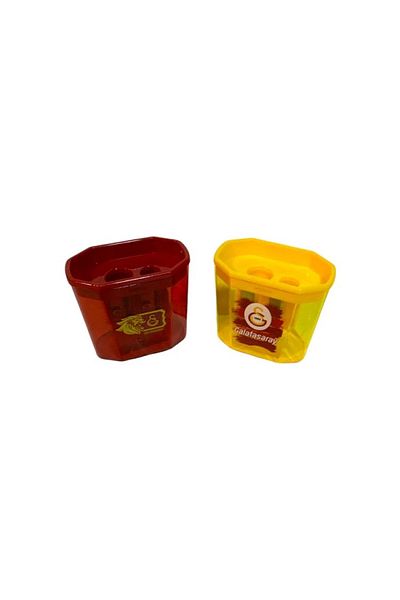 Galatasaray Tmn 581992   - Double Blade Eyed Rectangular Chamber Pencil Sharpener - Single