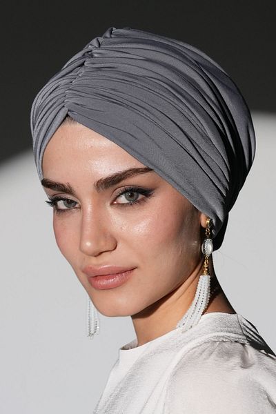 Ambargo Silk Sandy Fabric - Hijab Bonnet, Cotton Combed Cotton Lining and Lycra Fully Padded