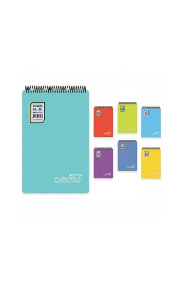 GIPTA ET Chromo Spiral Notepad A5 80Sheets Flat Cover 3625 Model