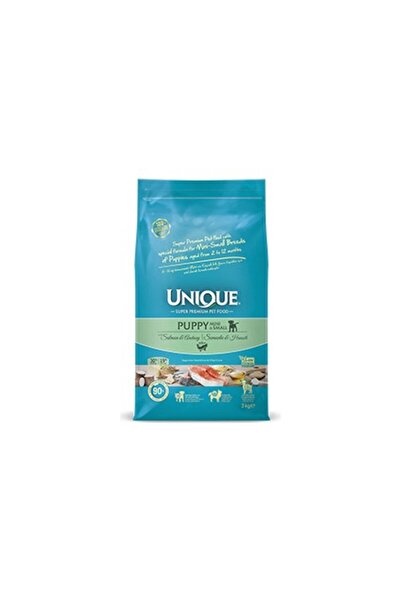 Unique Mini ve Küçük Irk Yavru Köpek Maması Somonlu&hamsili 3 kg