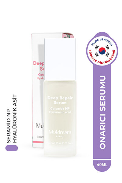 Muldream Deep Repair Serum Yoğun Onarıcı Ve Nemlendirici Ceramide Np Hyaluronic Acid Serum Kore 40ml