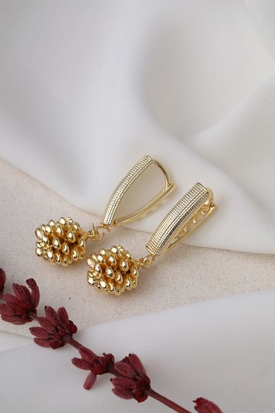 Feyz Tasarım Cone Earrings with Special Earring Apparatus