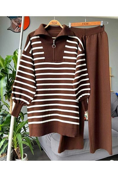 fh fashionhere Women's Knitwear Pants Sweater Double Set