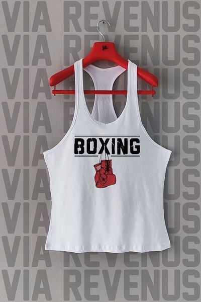 Vordevia Μποξ Εκτυπωμένο Tank Top Sports Singlet