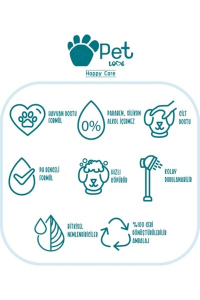 Pet Love Kedi Ve Köpekler Için Şampuan Çilek 500 ml 100% Doğal Argan Yağlı