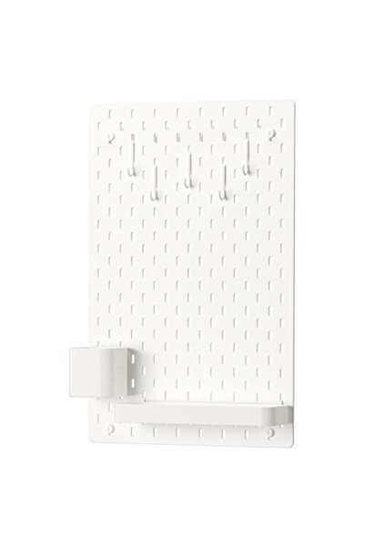 IKEA SKADIS, çok amaçlı pano, beyaz, 36x56 cm