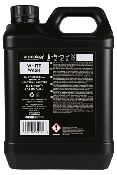 Animology White Wash Beyaz Tüylü Kedi ve Köpeklere Özel Şampuan 250 mL - Beyazlar Daha Beyaz!