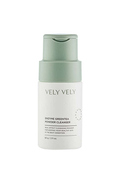 VELY VELY Enzyme Greentea Powder Cleanser 60 g Yağlı ciltler için yeşil çaylı...