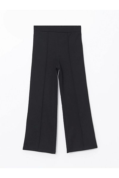 LC Waikiki LCW Παιδικό Μαύρο Ελαστικό Κοριτσίστικο Ισπανικό Κολάν