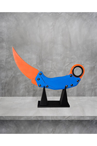 etmo 3d dizayn Gravity Karanbit Rulmanlı- plastik figür -Mavi/Turuncu