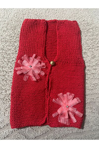 ŞengülKozmetik 20X30 Model Vest Hand Knitted for Baby Girl