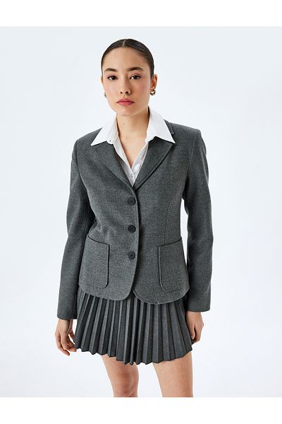 Koton New Season Pleated Basic Mini Skirt