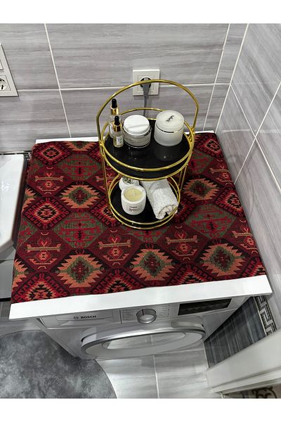 HALFART Authentic Bohemian Fabric Washing Machine Refrigerator Cover