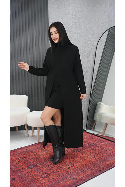 Neva Wear Black Poncho Dress