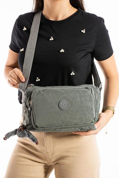 Baginn Geantă Messenger Femei Ușoară Clinker Fabric 25*18 Cm Curea încrucișată Geantă de umăr Geantă zilnică