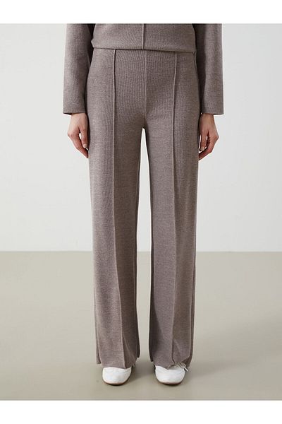 LC Waikiki Women's Knitwear Trousers with Elastic Waist