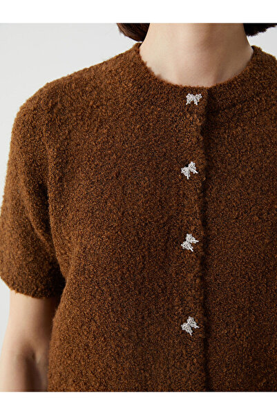 LC Waikiki Crew Neck Women's Knitwear Cardigan