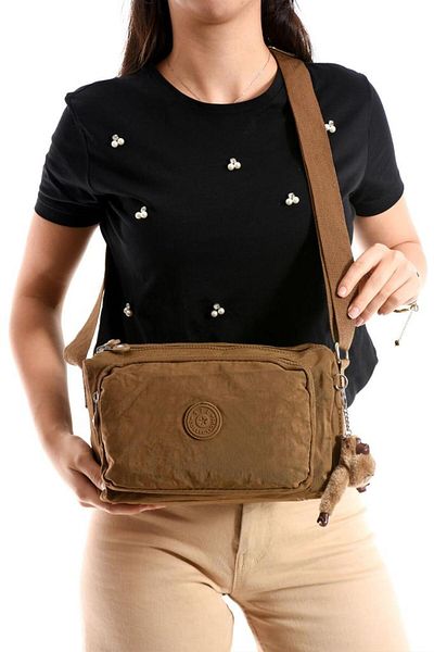 Baginn Geantă Messenger Femei Ușoară Clinker Fabric 25*18 Cm Curea încrucișată Geantă de umăr Geantă zilnică
