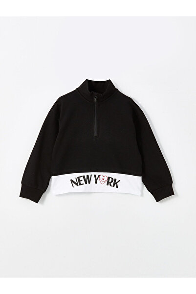 LC Waikiki Κοριτσίστικο φούτερ με όρθιο γιακά