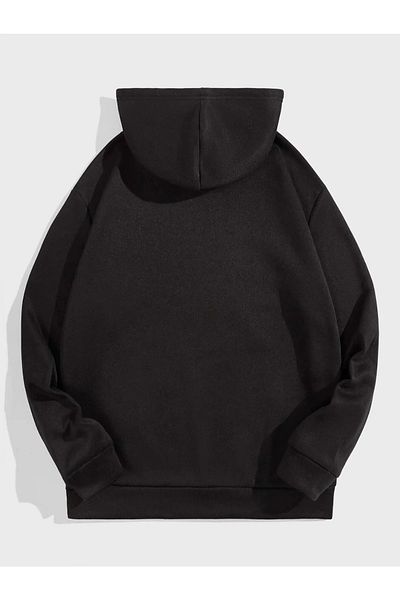 Baxia Hanocă neagră cu glugă, unisex, pentru copii