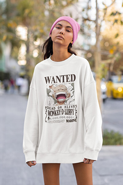 SEVBANO Monkey D. Luffy unisex anime majica sa širokim krojem i printom