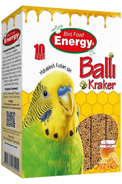Genel Markalar Pet Food Energy Energy 10'lu Ballı Muhabbet Kuşu Krakeri