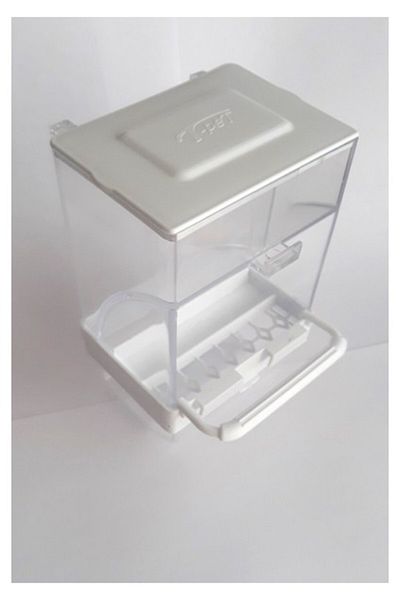 T-Pet Double Compartment Smart Food Bowl White